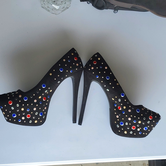 Brissa Scene Platform Stillettos, Women's Size 8.5 US - Picture 2 of 4